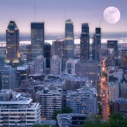 Montreal: Scenic Night Tour + La Grande Roue de Montreal Entry Ticket