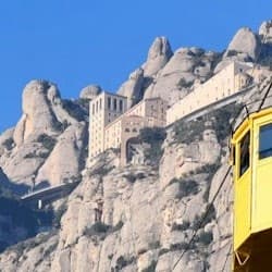 Montserrat Cable Car: Ascent and Descent