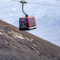 Mount Etna: Cable Car Entry Ticket + 4x4 Bus Transfer