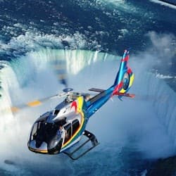 Niagara Falls: Helicopter Ride + Boat Cruise + Lunch + Transport