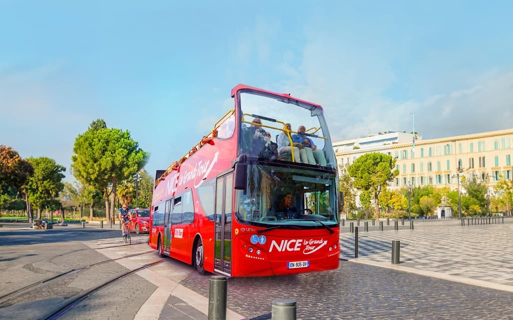 Nice Le Grand Tour: Nice and Villefranche-sur-Mer Hop-on Hop-off Bus Tour (2-Day Pass)