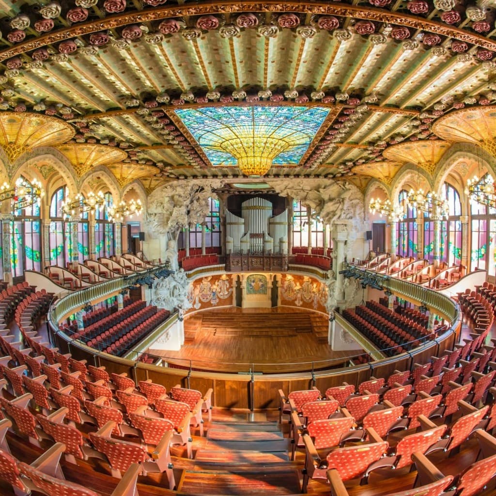 Palau de la Música Catalana: Guided Tour in Japanese or Korean