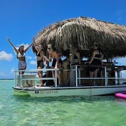 Private Key West: Sandbar Trip on a Tiki Boat