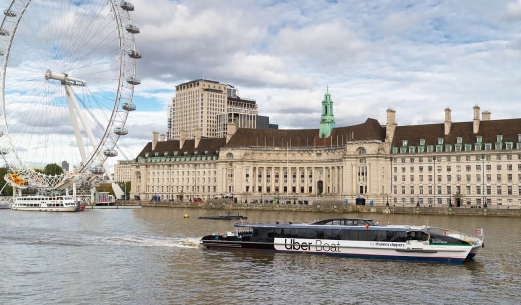 River Thames Uber Boat Transfer by Thames Clippers (River Thames Uber Boat Transfer by Thames Clippers - Single Trip)