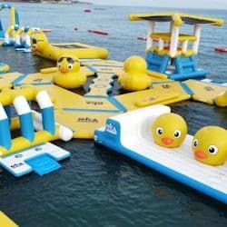 Salou: Inflatable Water Park Experience