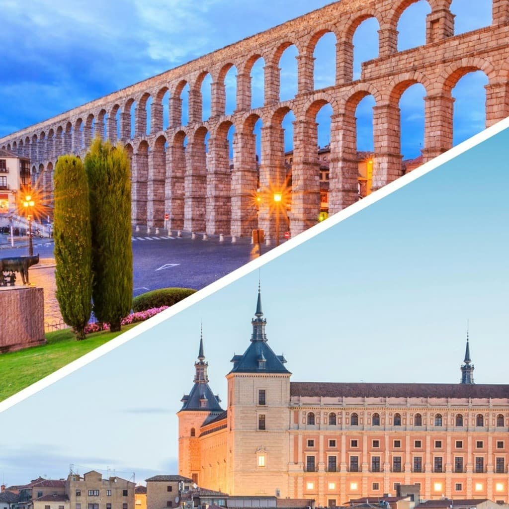Segovia and Toledo: Entry Tickets + Guided Tour + Transfers