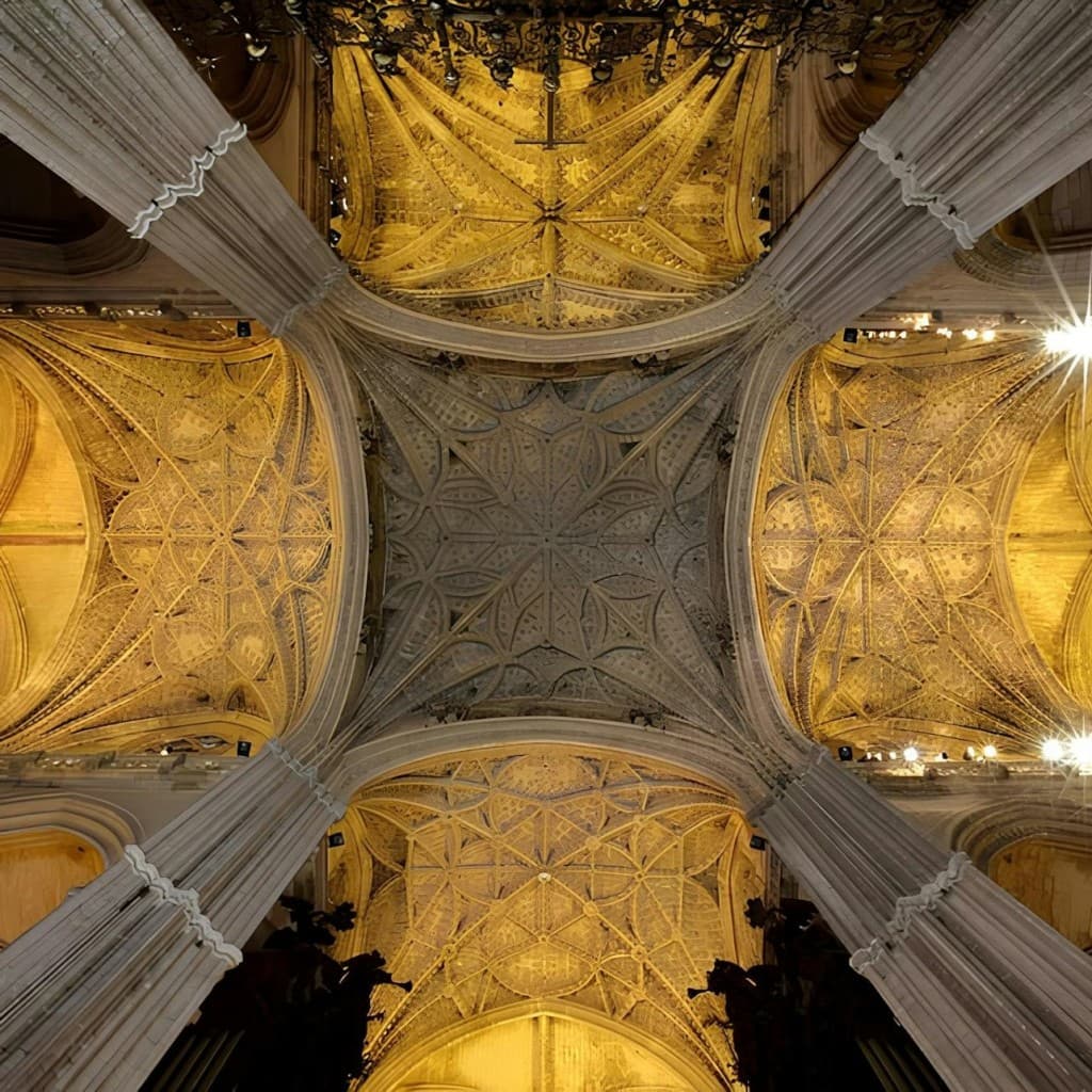 Seville Cathedral: Skip The Line Entry + Guided Night Tour + Light Show