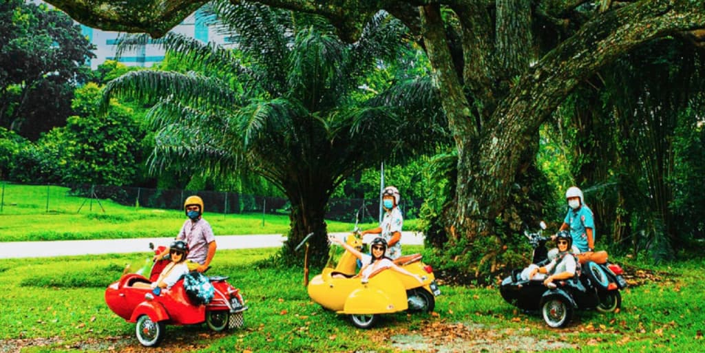 Singapore Sidecars Glamorous Film-Inspired Tour (Singapore Sidecars Glamorous Film-Inspired Tour (2 Hours))