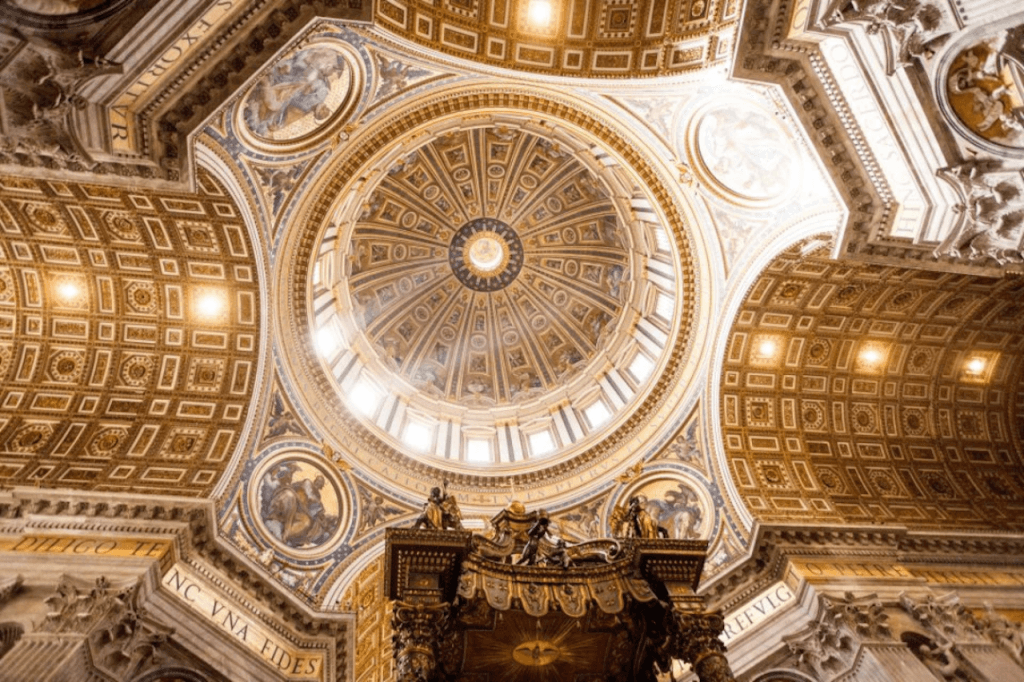 St Peter's Basilica and Dome Ticket with Audio Guide (Admission with Audio Guide + Dome Access via Stairs + Coffee)
