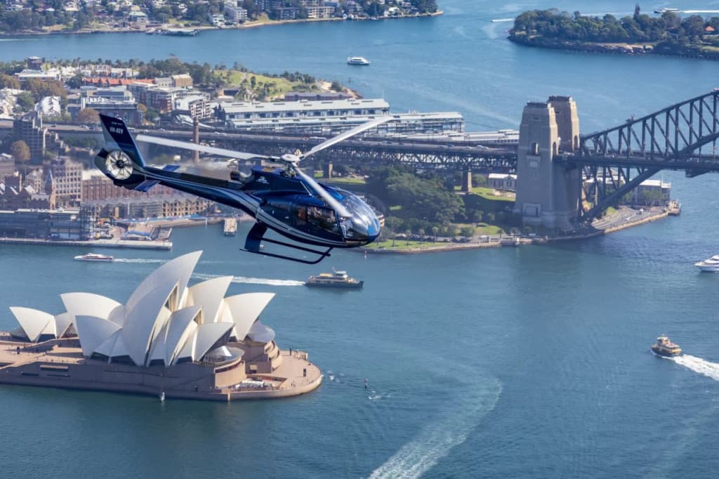 Sydney Harbour Helicopter Tour (Sydney Heli Grand Flight - Private Flight (Three to Six Passengers))