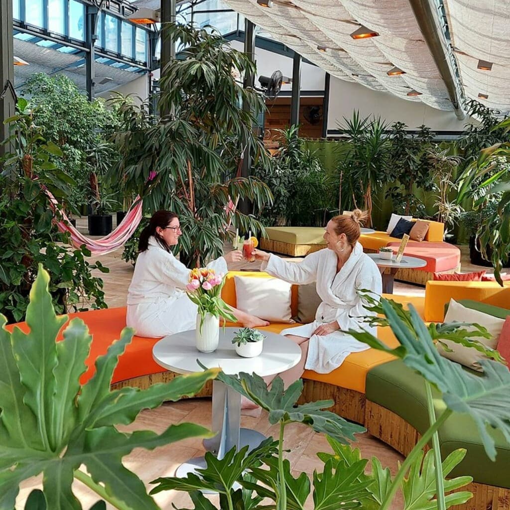 Széchenyi Spa: Entry + Palm House with Snack and Cocktail