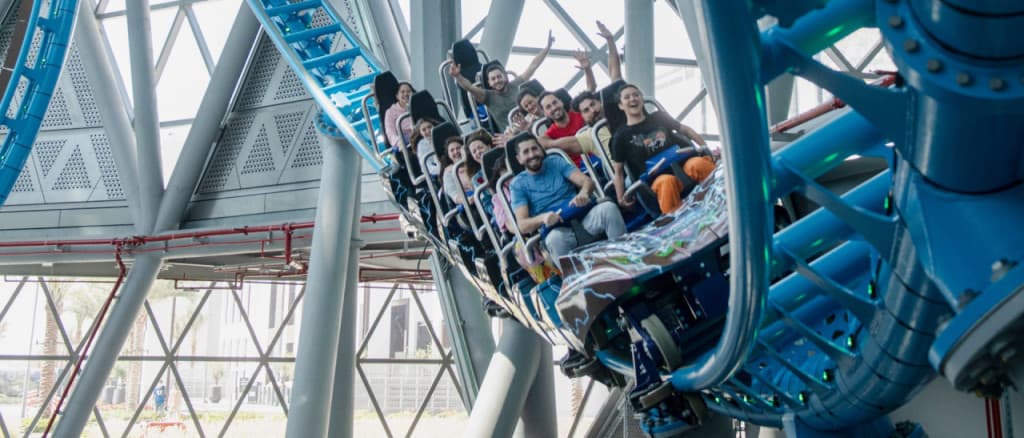 The Storm Coaster Dubai (The Storm Coaster Standard Ticket - Single Ride)