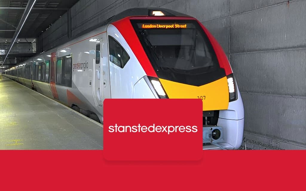 Train Transfer: Stansted Airport to/from London by Stansted Express (One-Way Ticket: Liverpool Street Station to Stansted Airport)