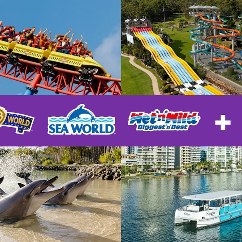 Warner Bros. Movie World, Sea World & Wet’n’Wild: 5-Day Pass + Roundtrip Ferry
