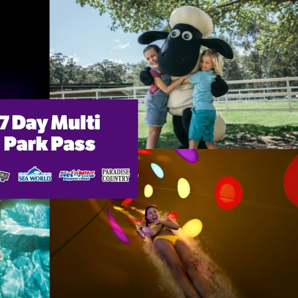 Warner Bros. Movie World, Sea World & Wet'n'Wild Gold Coast: 7-Day Pass