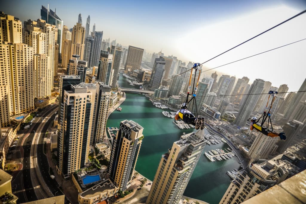 XLine Dubai Marina Zipline (Young Adventurer)